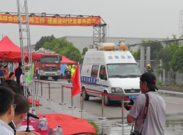 消防演练活动现场