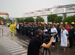 消防演练活动现场