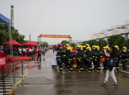 消防演练活动现场