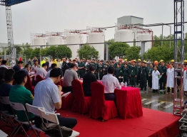 消防演练活动现场
